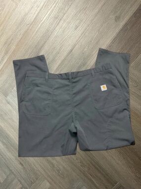 Carhartt  Relaxed Fit Utility Work Pants Mens 42x32 Charcoal Gray  74533-33